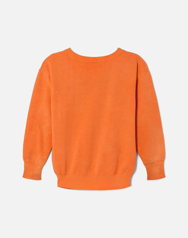 Re Done 70s Miami Sweatshirt Orange