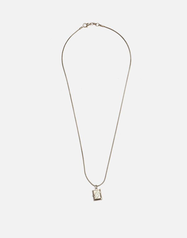 Re Done 70s Sterling Locket Necklace Silver