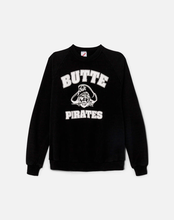 re done 80s Butte Pirates Sweatshirt Black