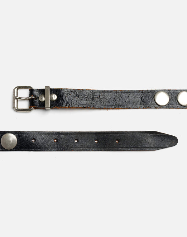 Re Done 80s Double Wrap Studded Belt Black
