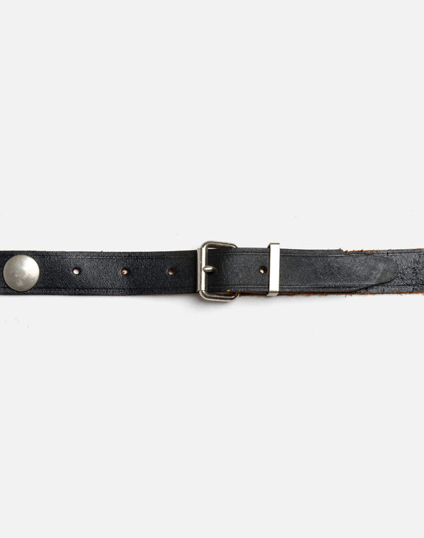 Re Done 80s Double Wrap Studded Belt Black