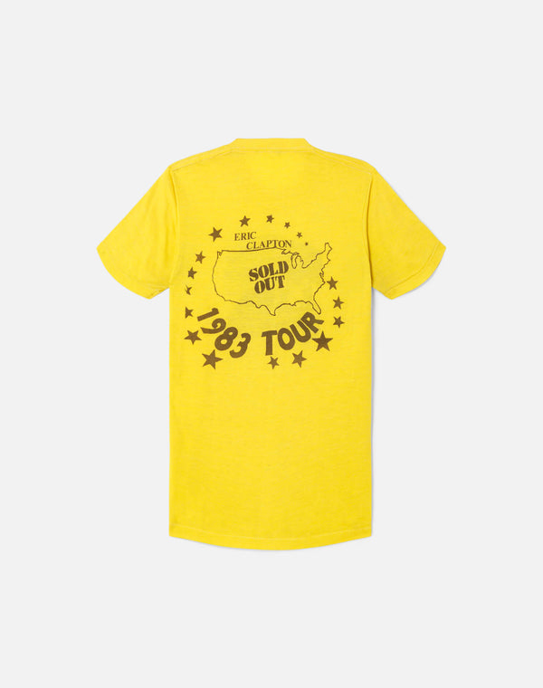 Re Done 80s Eric Clapton Tee Yellow