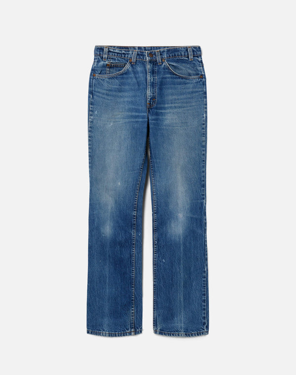 re done 80s Orange Tab Levi's 517 Indigo