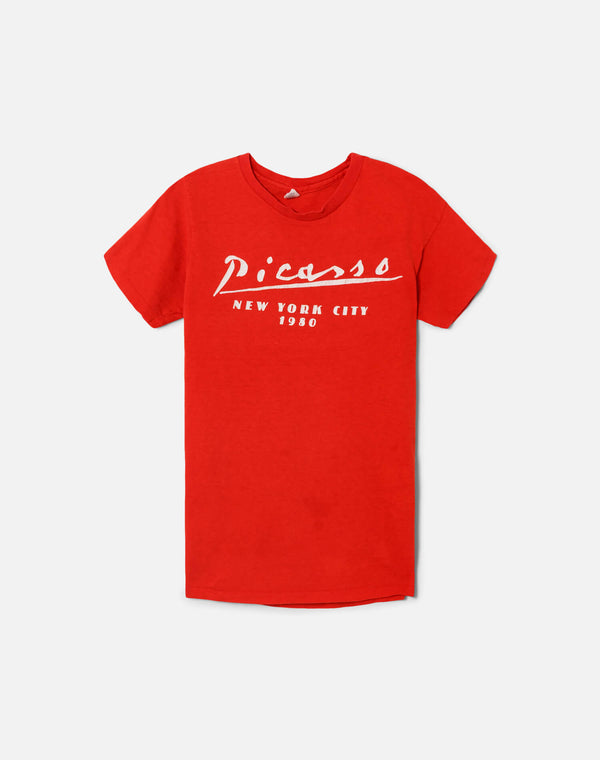 re done 80s Picasso Tee Red