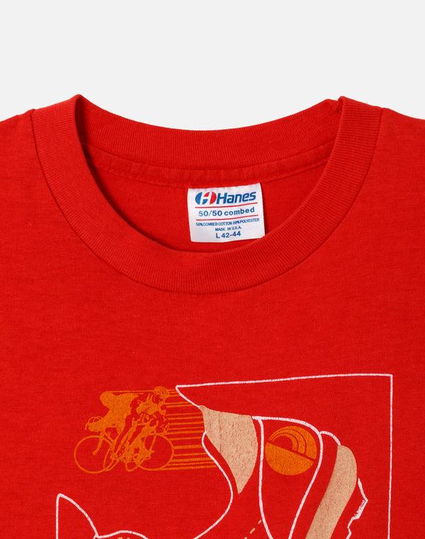 Re Done 90 Hanes Cal State 10k Tee Red