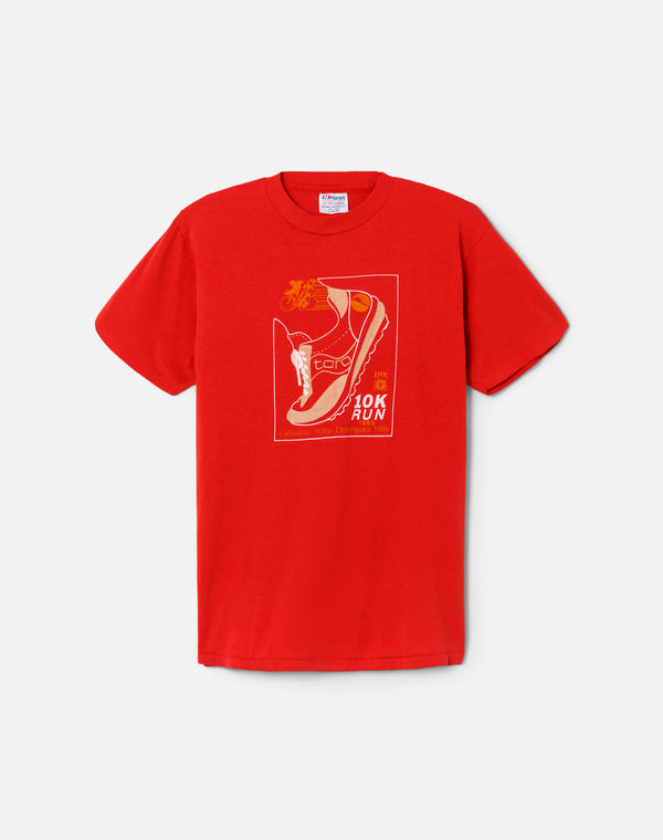 re done 90 Hanes Cal State 10k Tee Red