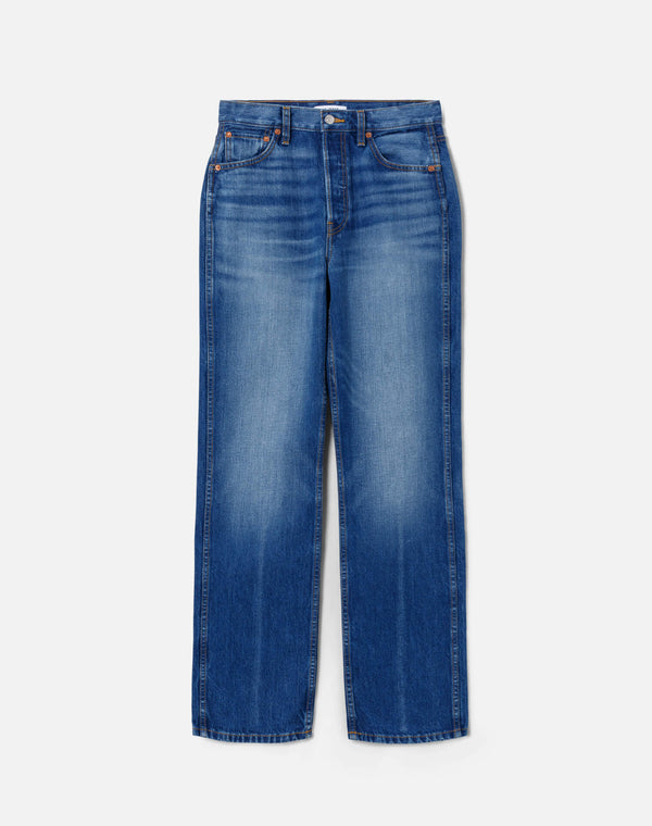 Re Done 90s High Rise Loose Viper Blue