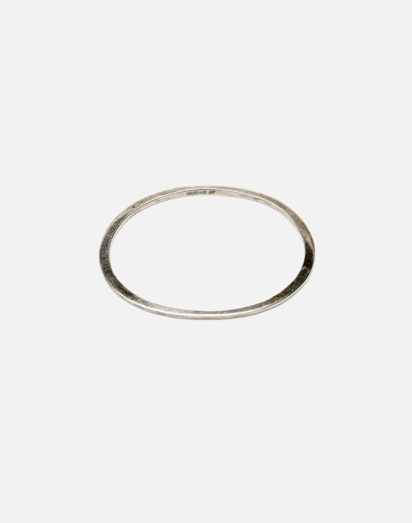 re done 90s Oval Sterling Bangle Silver