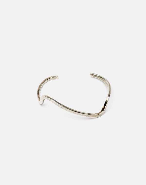 re done 90s Sterling Wave Bangle Silver