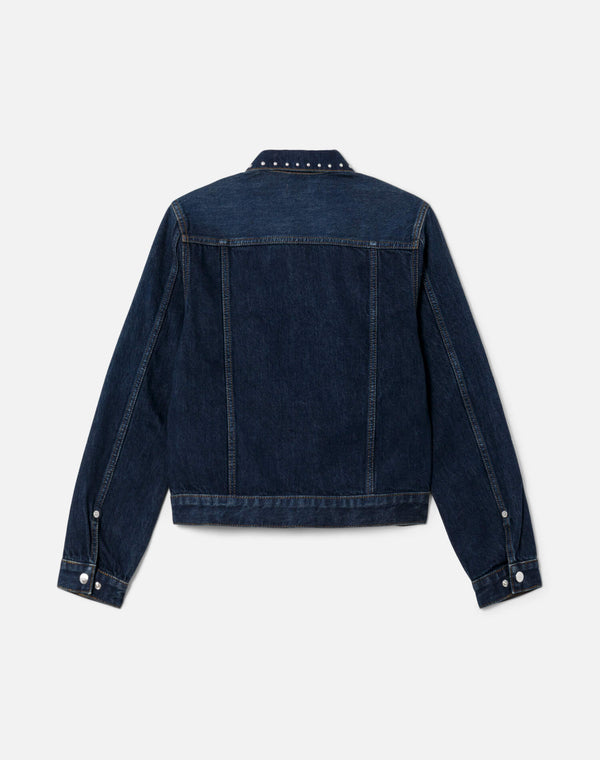 Re Done Baby Trucker Jacket Barely Worn Stud