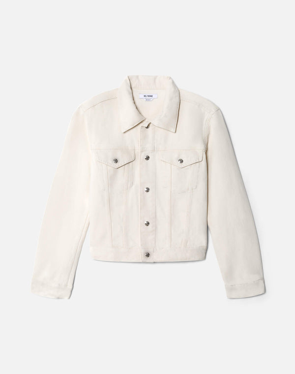 re done Baby Trucker Jacket Crema