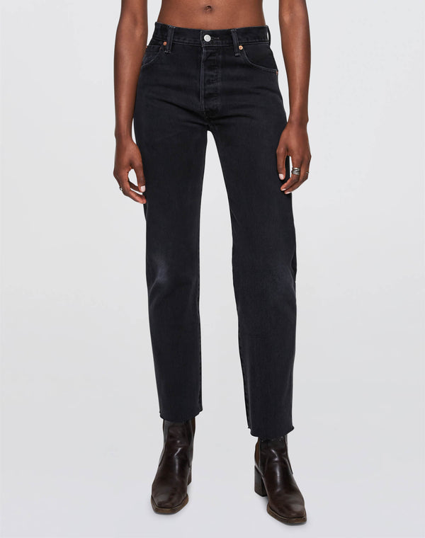 Re Done Black High Rise Stove Pipe Black