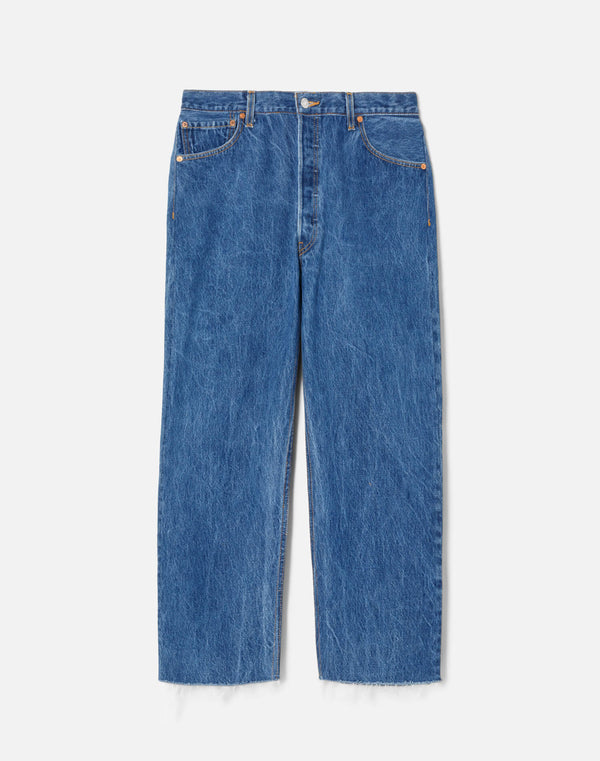 re done Boyfriend jean Indigo