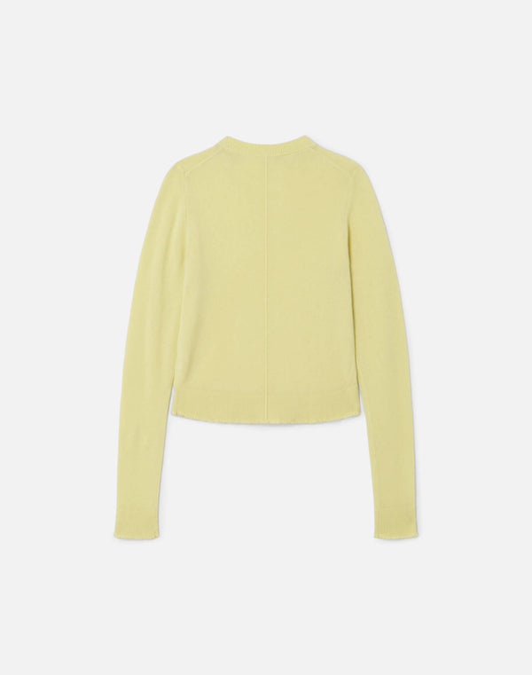 Re Done Cashmere Crewneck Pullover Limeade