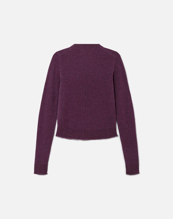 Re Done Cashmere Crewneck Pullover Raisin
