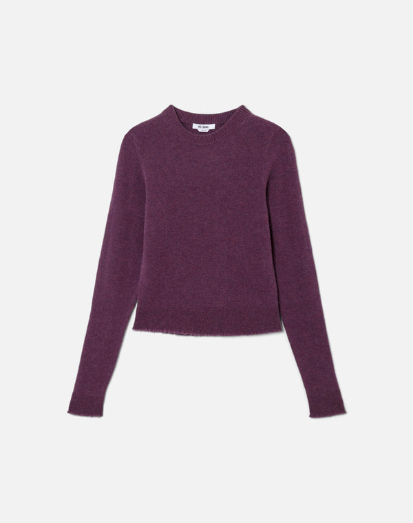 re done Cashmere Crewneck Pullover Raisin