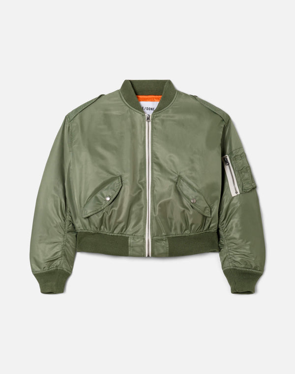 re done Classic Bomber Jacket Fatigue