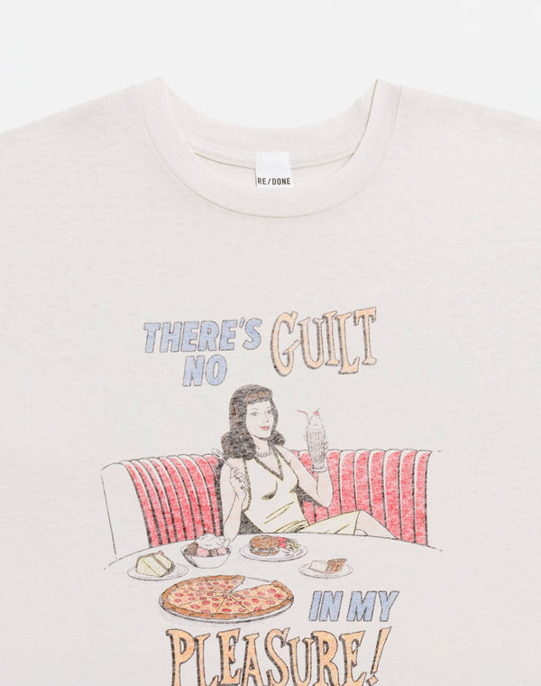 Re Done Classic "Pleasure" Tee Vintage White