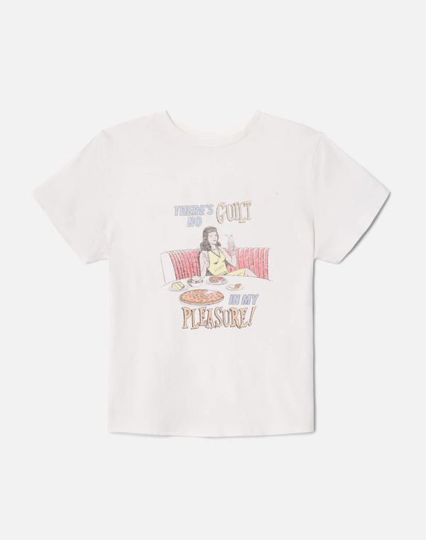re done Classic "Pleasure" Tee Vintage White