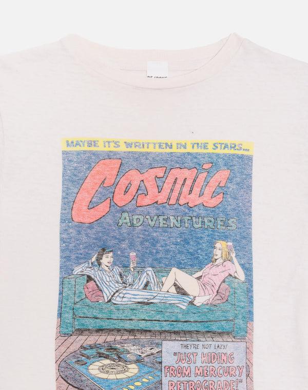 Re Done Classic "Retrograde" Tee Vintage White