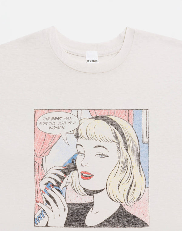 Re Done Classic "The Job" Tee Vintage White