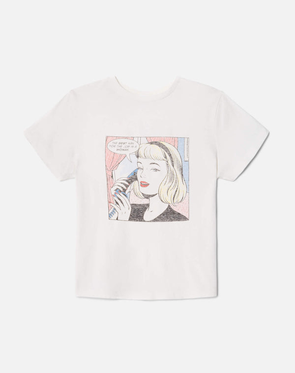 re done Classic "The Job" Tee Vintage White