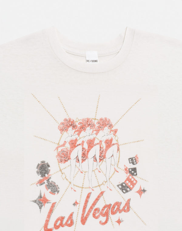 Re Done Classic "Vegas" Tee Vintage White