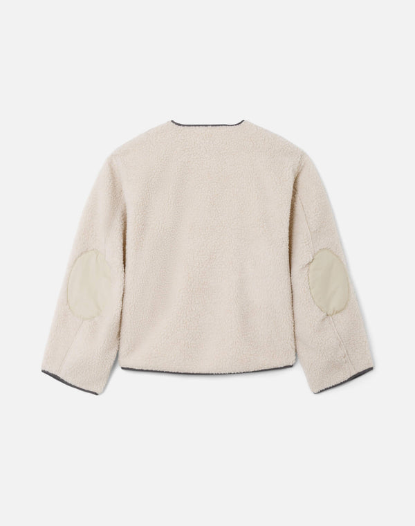 Re Done Cocoon Liner Jacket Vintage White