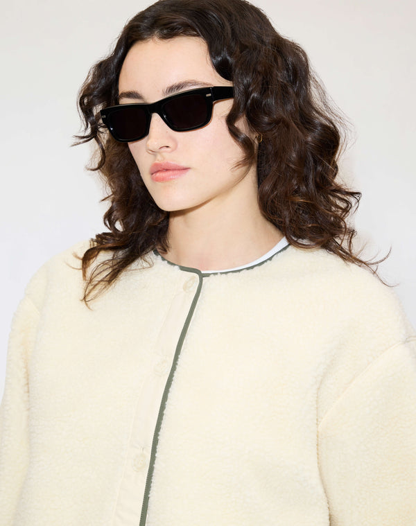 Re Done Cocoon Liner Jacket Vintage White