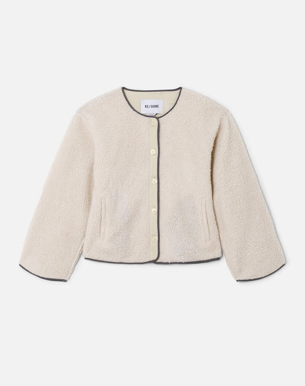 re done Cocoon Liner Jacket Vintage White