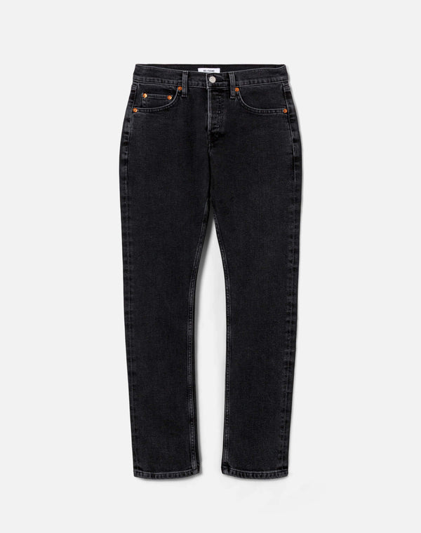 Re Done Comfort Stretch The Slim Cig Back To Black