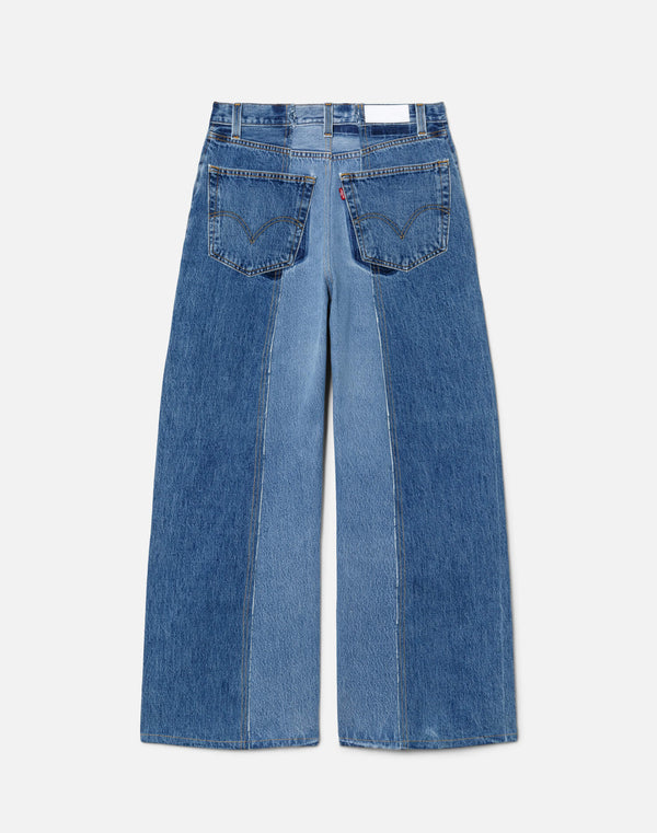 Re Done Fray Palazzo Jean Indigo