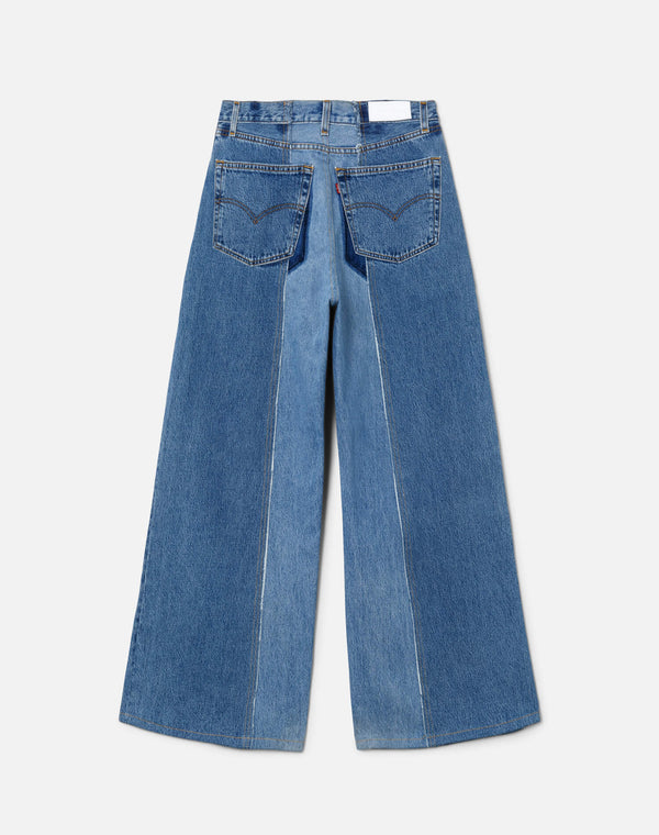 Re Done Fray Palazzo Jean Indigo