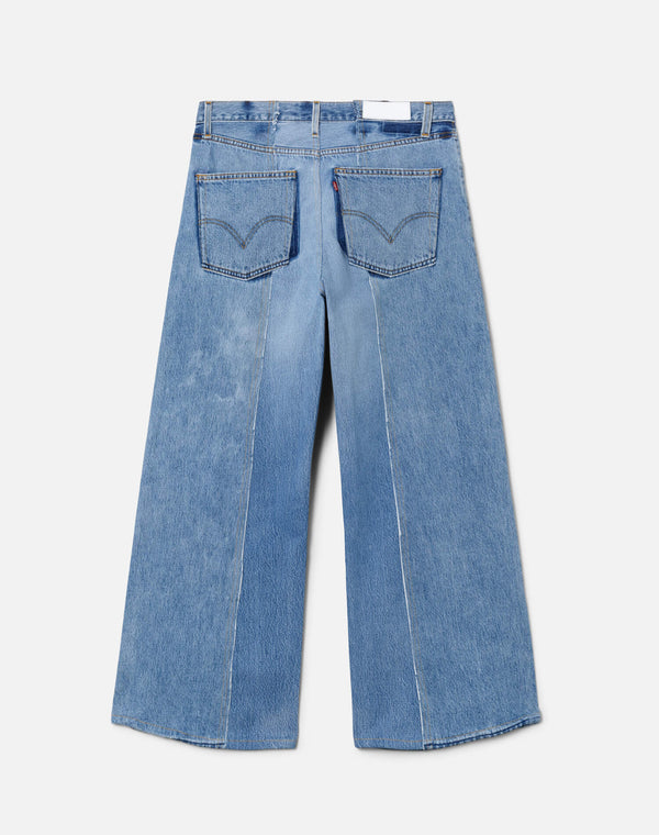 Re Done Fray Palazzo Jean Indigo