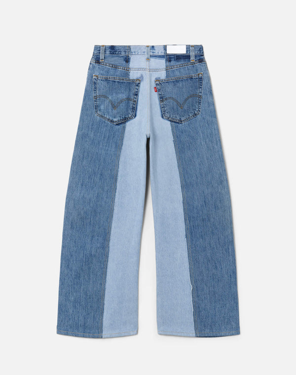 Re Done Fray Palazzo Jean Indigo