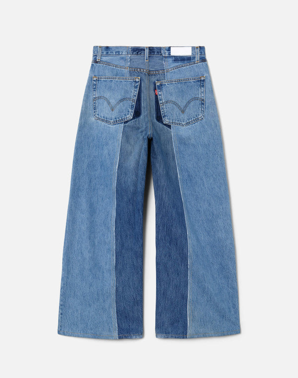 Re Done Fray Palazzo Jean Indigo