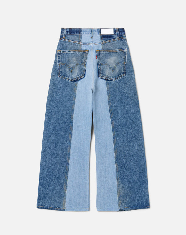 Re Done Fray Palazzo Jean Indigo