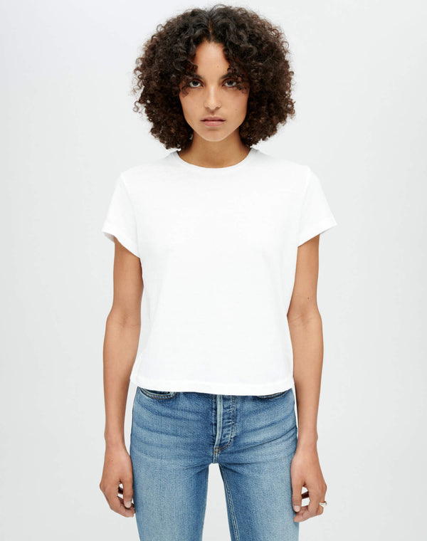 Re Done Hanes 1950s Boxy Tee Optic White