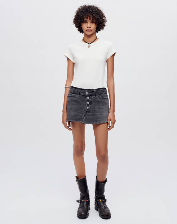 Re Done Hanes 1960s Slim Tee Vintage White