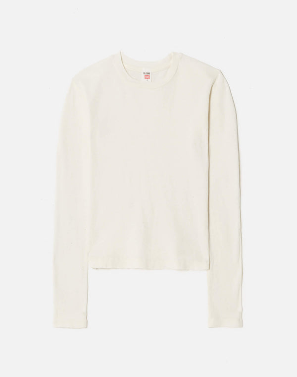 re done Hanes Baby Long Sleeve Vintage White
