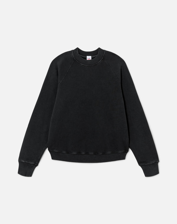 re done Hanes Classic Crewneck Black