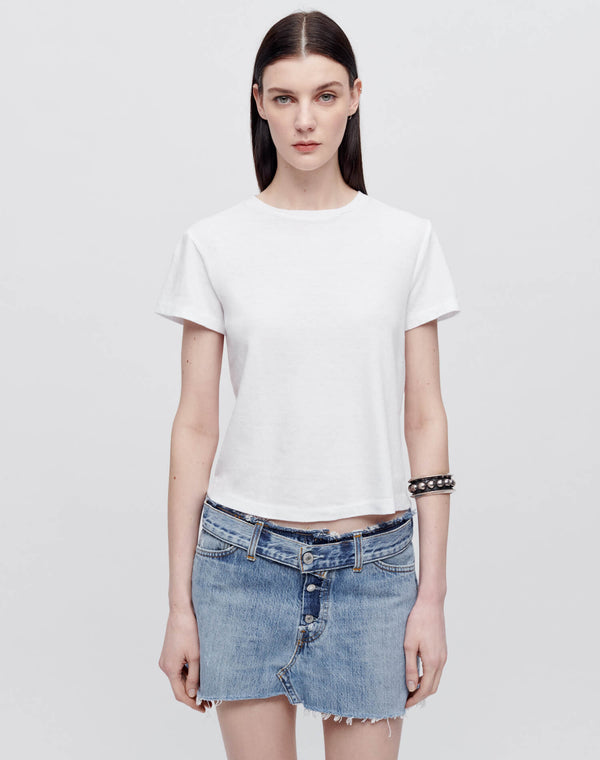 Re Done Hanes Classic Tee Optic White