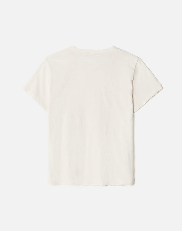 Re Done Hanes Classic Tee Vintage White