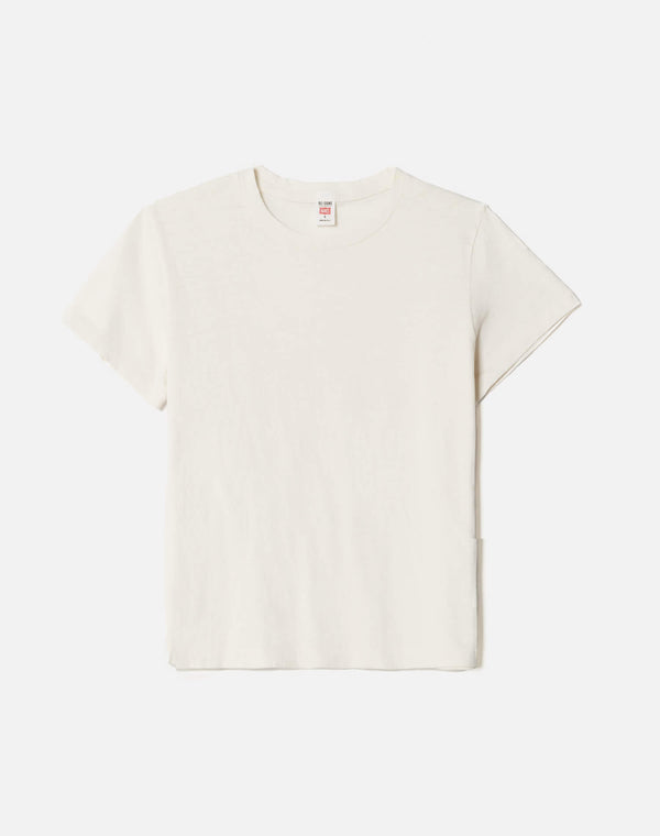re done Hanes Classic Tee Vintage White