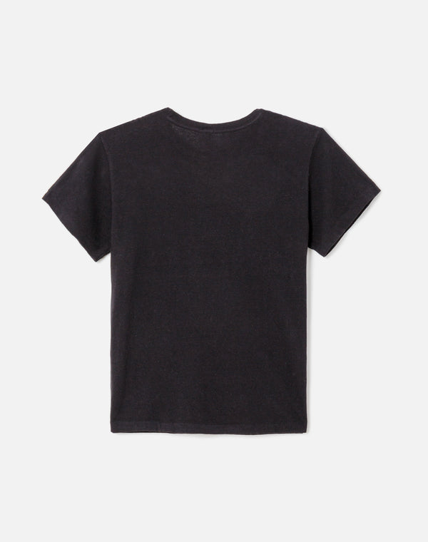 Re Done Hanes Classic Tee Washed Black
