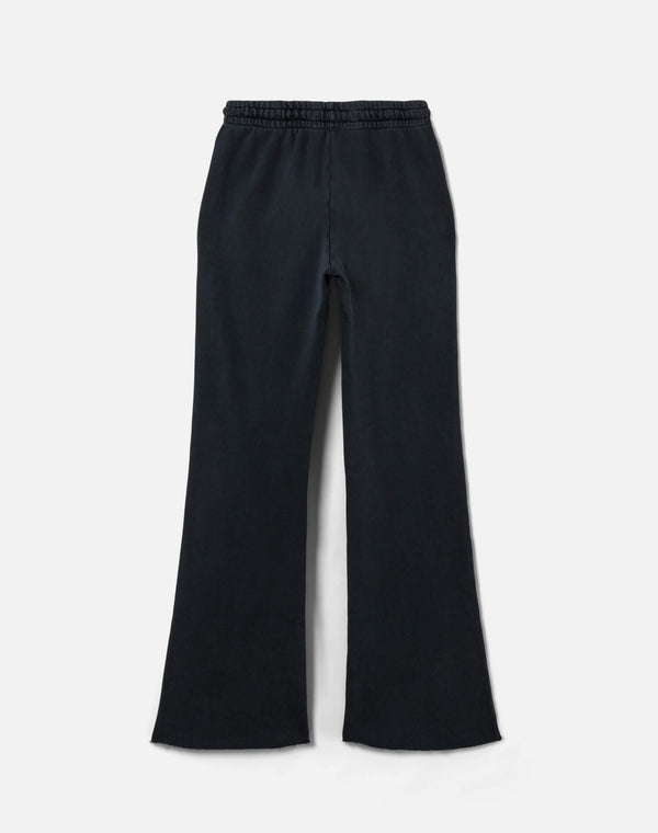 Re Done Hanes Flare Sweatpant Black