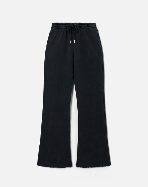 re done Hanes Flare Sweatpant Black