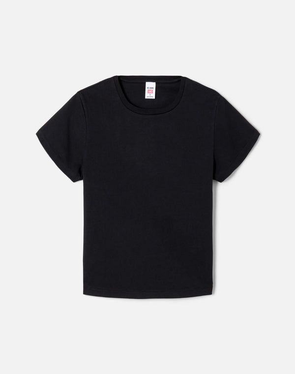 re done Hanes Heavyweight Classic Tee Black