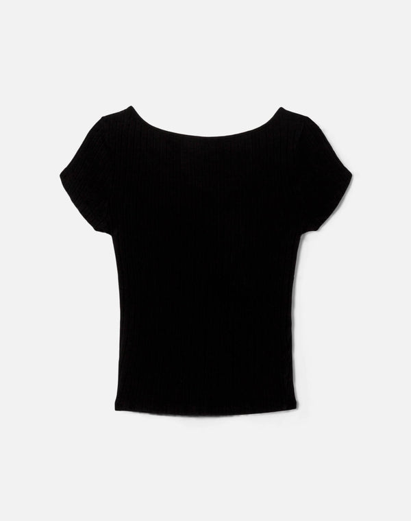 Re Done Hanes Hemp Goldie Tee Black