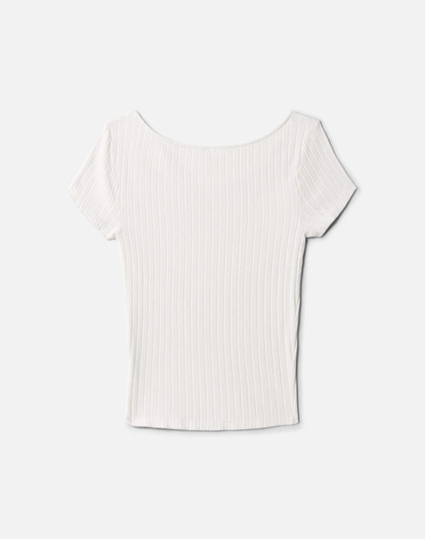 Re Done Hanes Hemp Goldie Tee Vintage White